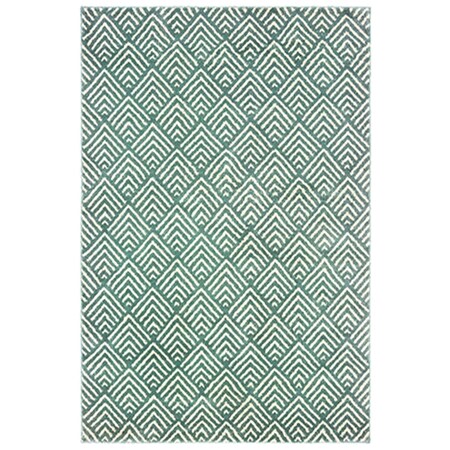 Oriental Weavers 9 ft. 10 in. x 12 ft. 10 in. Carson Rectangular Area Rug Blue C9667C300390ST
